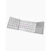 B033 Foldable Bluetooth Keyboard with Touchpad (Silver)